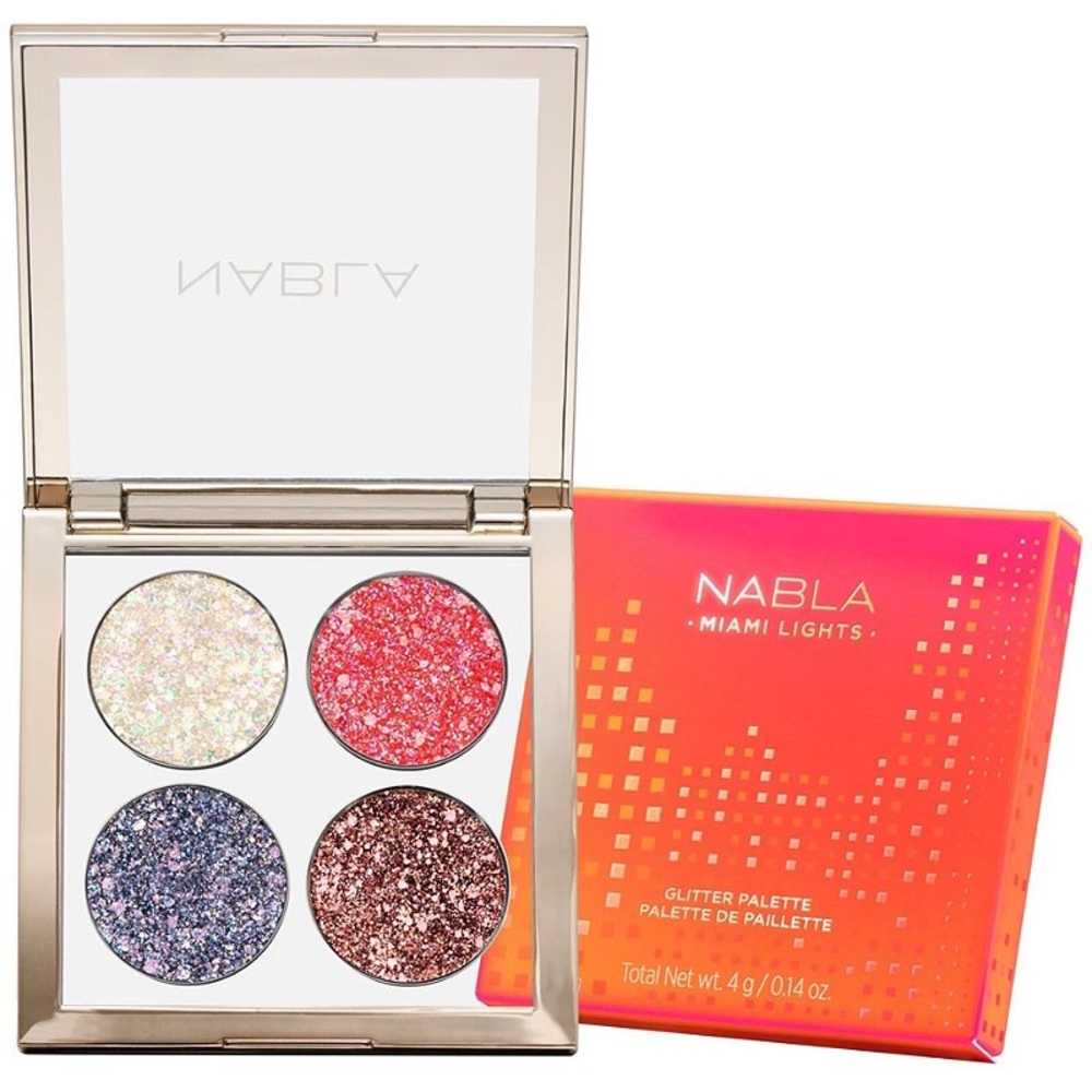 NABLA Miami Lights Glitter Palette